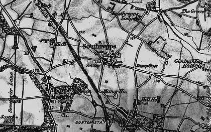 Old map of Upper Street in 1899
