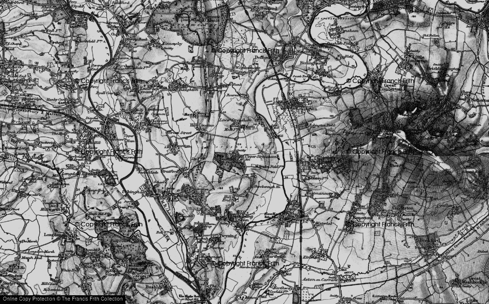 Old Map of Upper Strensham, 1898 in 1898