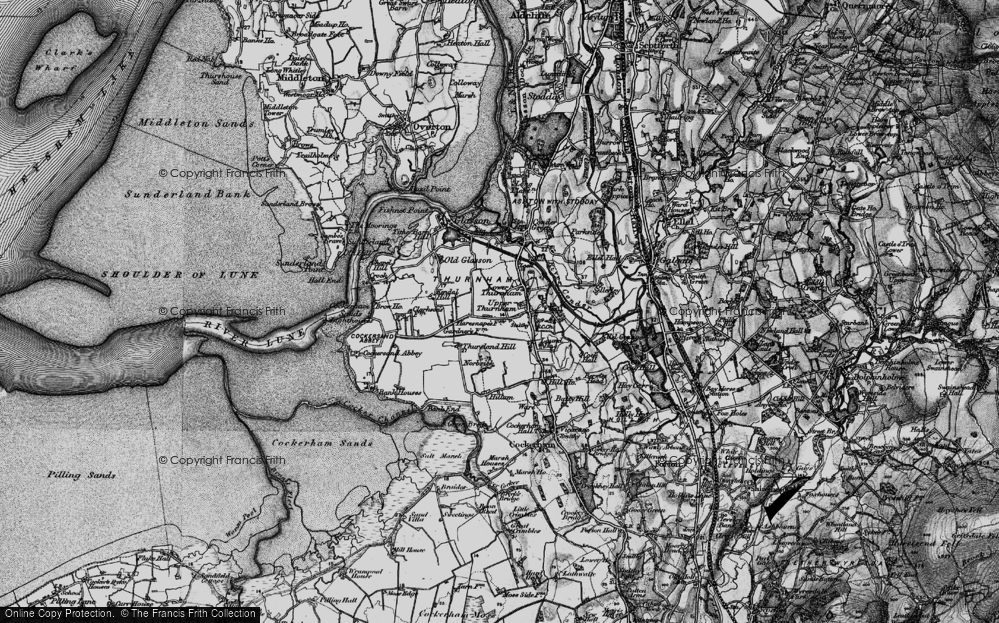 Old Map of Upper Thurnham, 1898 in 1898