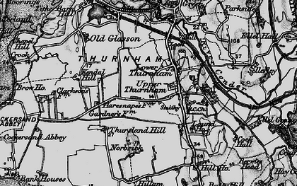 Old map of Upper Thurnham in 1898