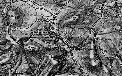Old map of Upper Treverward in 1899
