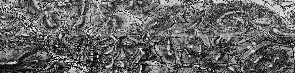 Old map of Upper Treverward in 1899