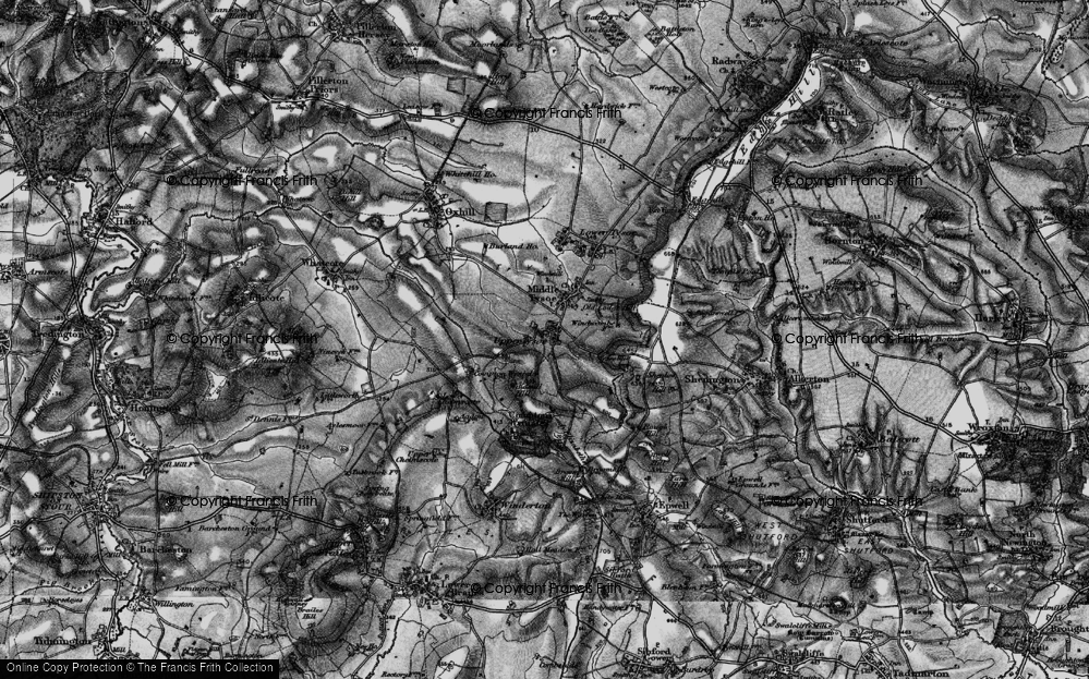 Old Map of Upper Tysoe, 1896 in 1896