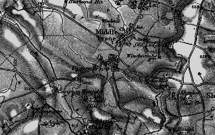 Old map of Upper Tysoe in 1896