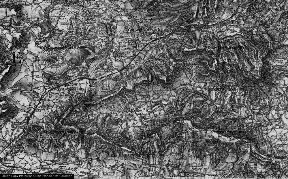 Old Map of Upper Wardley, 1895 in 1895