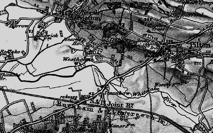 Old map of Upper Westholme in 1898