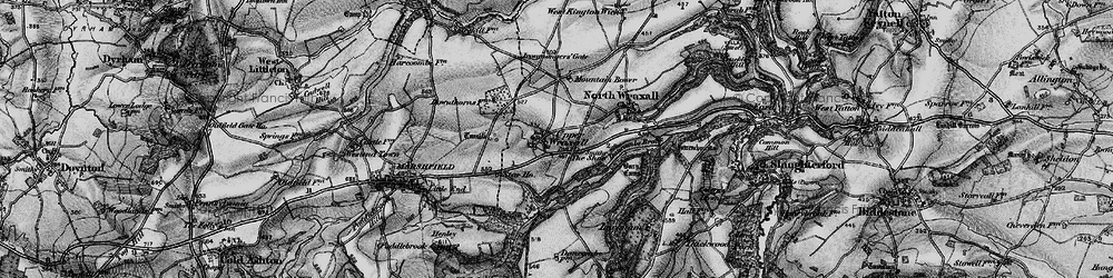 Old map of Upper Wraxall in 1898