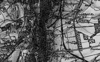 Old map of Upper Wyche in 1898