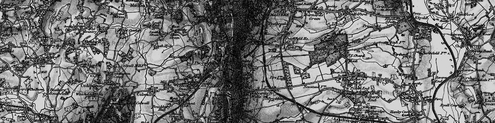 Old map of Upper Wyche in 1898