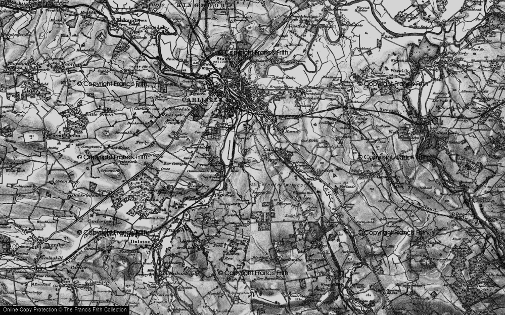 Old Map of Upperby, 1897 in 1897