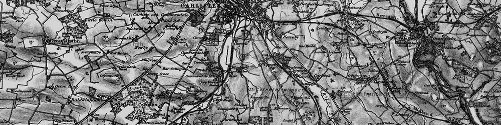 Old map of Upperby in 1897