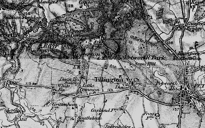 Old map of Upperton in 1895