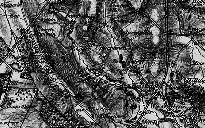 Old map of Bunting Field in 1896
