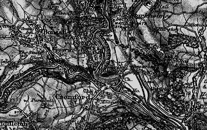 Old map of Bilberry Knoll in 1896