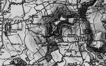 Old map of Upsall in 1898