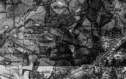 Old map of Upshire in 1896