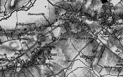 Old map of Alwyn Lawn Ho in 1895