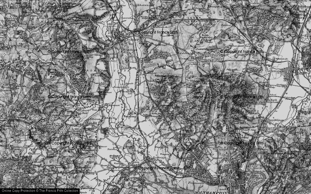 Old Map of Upton, 1895 in 1895