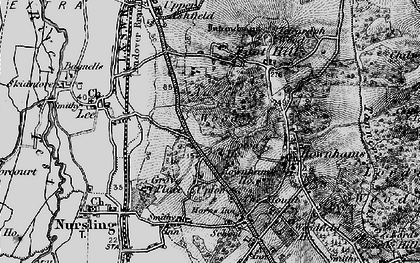 Old map of Upton in 1895