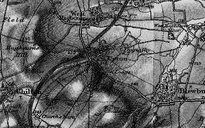 Old map of Upton in 1895