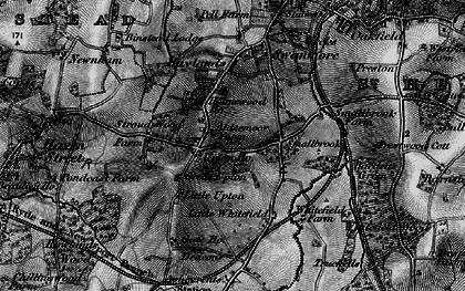 Old map of Upton in 1895