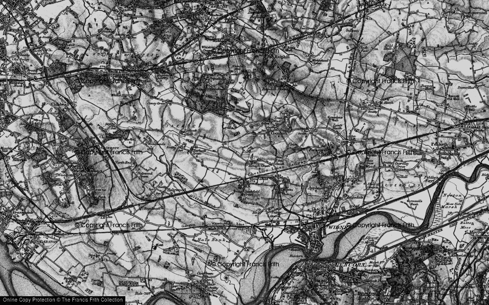 Old Map of Upton, 1896 in 1896