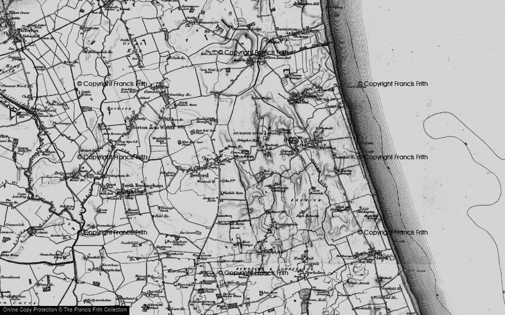 Old Map of Upton, 1897 in 1897