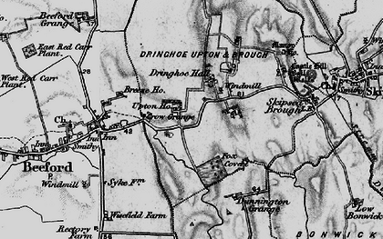 Old map of Beeford Grange in 1897