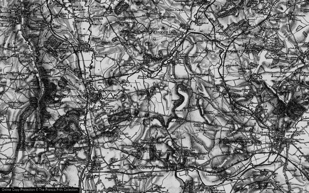 Old Map of Upton, 1898 in 1898