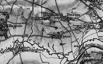 Old map of Upton in 1898