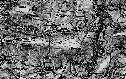 Old map of Bittescombe Manor in 1898