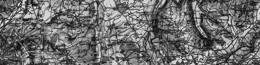 Old map of Upton in 1898