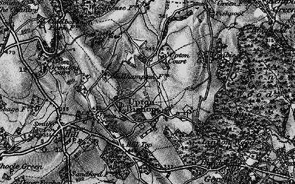 Old map of Upton Bishop in 1896