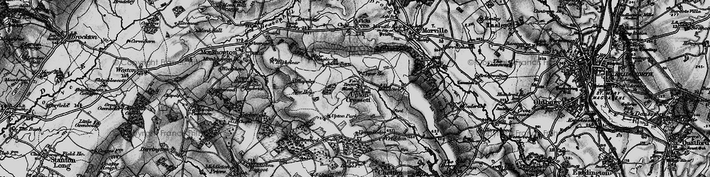 Old map of Upton Cressett in 1899