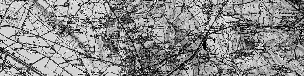 Old map of Upton Heath in 1896