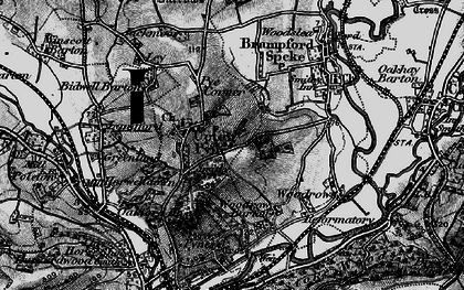 Old map of Woodrow Barton in 1898