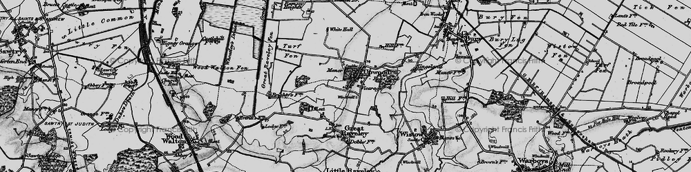 Old map of Ramsey Heights in 1898