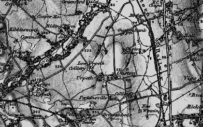 Old map of Urpeth in 1898
