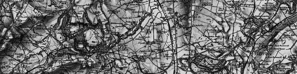 Old map of Urpeth in 1898
