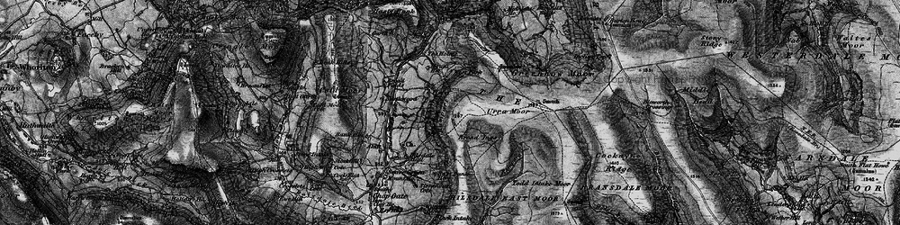 Old map of Urra in 1898