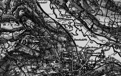 Old map of Utley in 1898