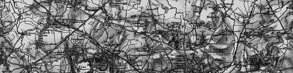 Old map of Vagg in 1898
