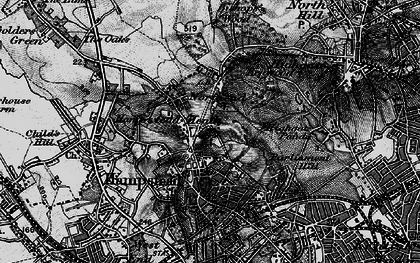 Hampstead Heath Photos Maps Books Memories   Vale Of Health 1896 Rne858409 Index Map 