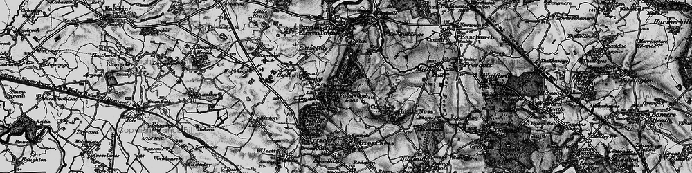 Old map of Valeswood in 1899