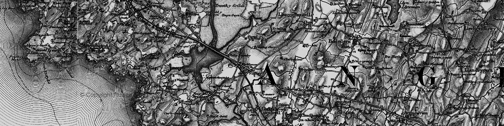 Old map of Valley in 1899