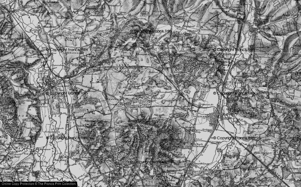 Old Map of Valley Park, 1895 in 1895