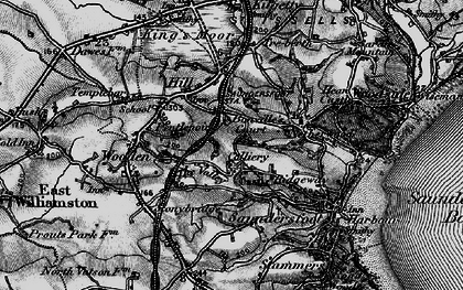 Old map of Valley, The in 1898