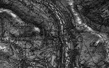 Old map of Varteg in 1897
