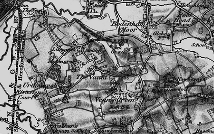 Old map of Vauld, The in 1898