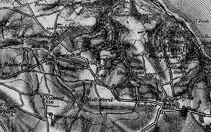 Old map of Velly in 1895